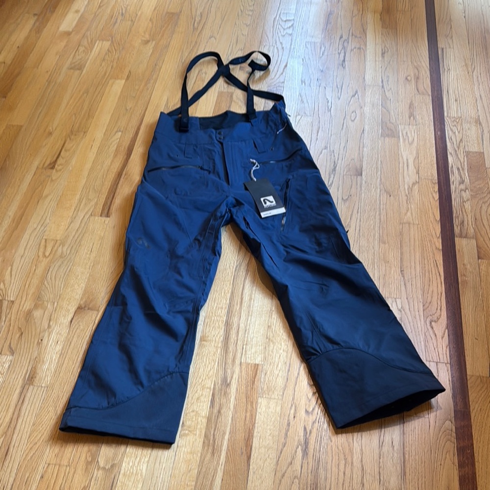 Flylow Tannen Bib Ski Pants Shell L NWT